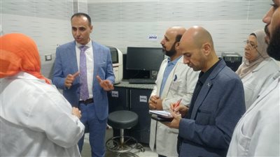  وكيل وزارة الصحة بالشرقية يتابع حالة جلطة دماغية بأبوكبير 