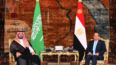نص البيان المشترك في ختام زيارة ولي عهد السعودية لمصر