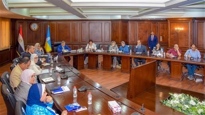 محافظ الإسكندرية يستقبل وفدا من صندوق التنمية الحضرية 