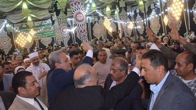محافظ الغربية يشهد احتفال الطرق الصوفية بمولد السيد البدوي