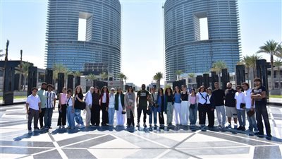 طلاب هندسة الجامعة الألمانية يزورون العلمين الجديدة لتعزيز الخبرات العملية 