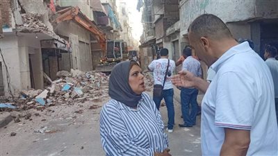 هدم 4 عقارات بحى شرق بالإسكندرية تنفيذا لأحكام قضائية 