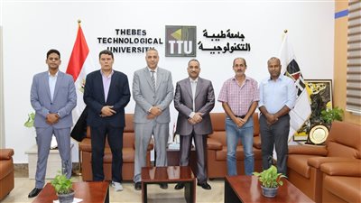جامعة طيبة التكنولوجية وبريد الأقصر يبحثان سبل التعاون لخدمة الطلاب والموظفين