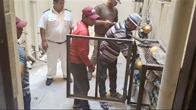 ضبط 30 وصلة مياه خلسة في حملة بالعبور الجديدة