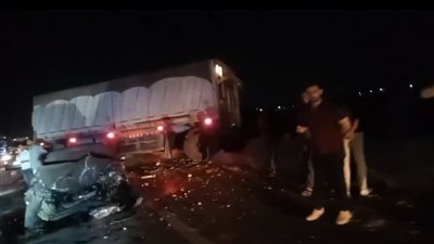 انقلاب سيارة وإصابة 3 أشخاص على الطريق الإقليمي بالمنوفية 