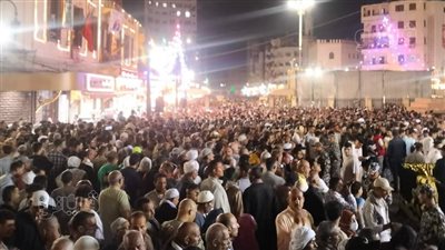الآلاف يحيون الليلة الختامية لمولد السيد البدوي (صور)