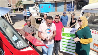 محافظ المنوفية يوجه بإلزام السائقين بوضع ملصقات التسعيرة الجديدة 
