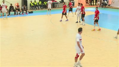كرة اليد، تقدم الأهلي على الزمالك في الشوط الأول من نصف نهائي أفريقيا