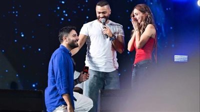 عروض الزواج بحفلات الغناء، آخرهم بمساعدة تامر حسني والأبرز جاءت أمام سلطان الطرب وكاظم الساهر (فيديو)