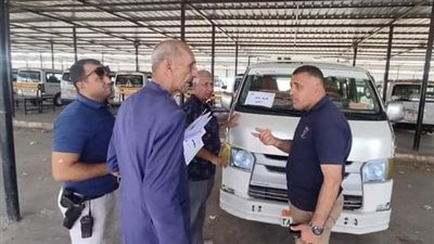 جولات ميدانية لرؤساء المراكز والمدن لمتابعة تعريفة المواصلات بالوادي الجديد (صور)