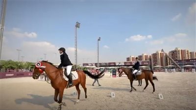 الداخلية تواصل فاعليات البطولة الدولية لقفز الموانع بوادي الفروسية (فيديو)