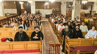 الأنبا أكسيوس يترأس اللقاء الأول للمغتربين في إيبارشية المنصورة