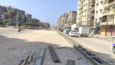  تطوير شارع العبور حتى مديرية الإسكان في بورسعيد (صور) 