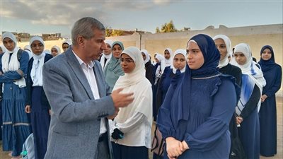 مدير تعليم دمياط يتفقد سير العملية التعليمية بمدارس إدارة الروضة ( صور )