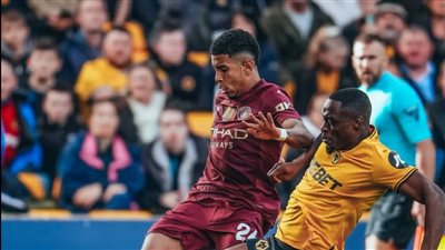 الدوري الإنجليزي، السيتي يتعادل 1-1 مع وولفرهامبتون في الشوط الأول