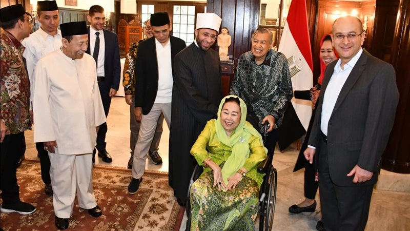 استقبال وزير الأوقاف