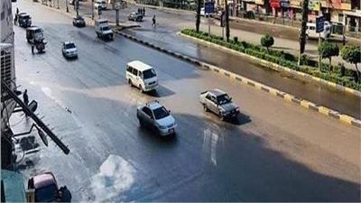 تسيير حركة المركبات بطريق صلاح سالم بعد إصابة 8 أشخاص في تصادم سيارة نقل بـ