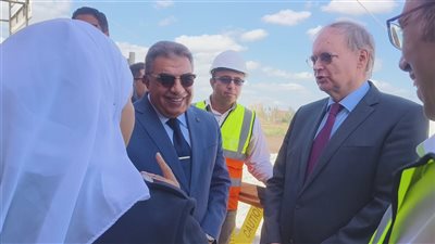 محافظ الدقهلية وسفير الاتحاد الأوروبي يتفقدان المحطة الوسيطة في نبروه (صور) 