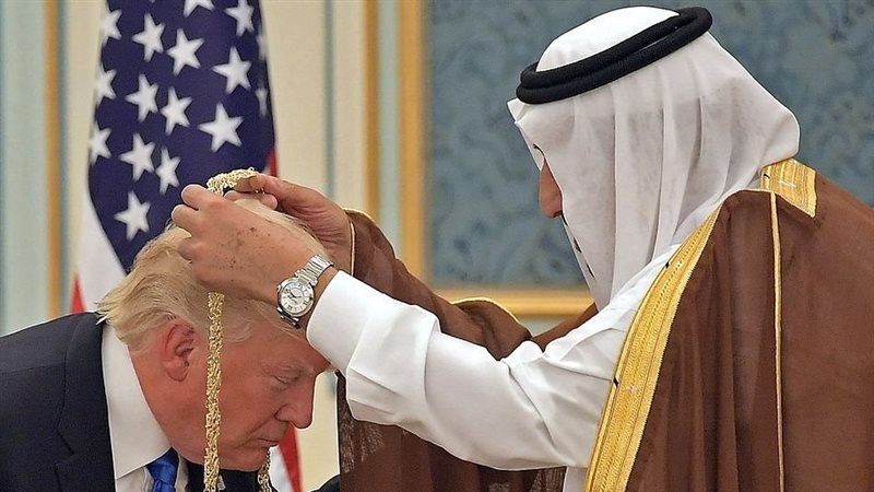 الملك سلمان وترامب