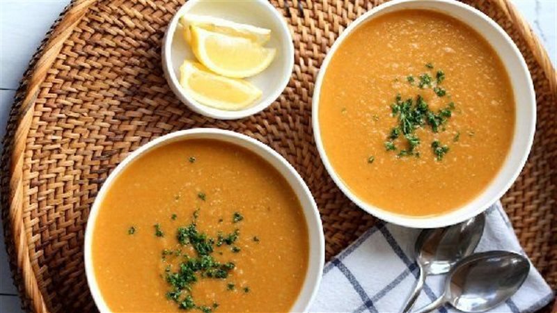 طريقة عمل شوربة العدس،