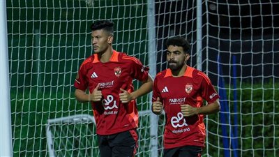 نهائي السوبر المصري، تدريبات تأهيلية لثنائي الأهلي قبل مواجهة الزمالك