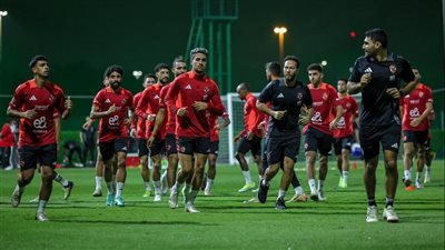 نهائي السوبر المحلي، شاهد مران الأهلي الختامي استعدادا لمواجهة الزمالك غدا 