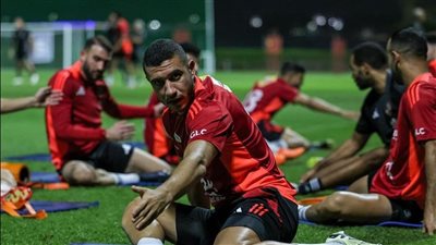 قياسات بدنية للاعبي الأهلي قبل مران اليوم