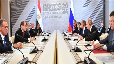 السيسي وبوتين يتفقان على الأهمية القصوى لخفض التصعيد بمنطقة الشرق الأوسط.. ويطالبان بضرورة التوصل لوقف إطلاق نار فوري في غزة ولبنان وخفض التصعيد