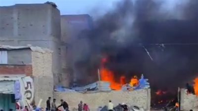 السيطرة علي حريق مخزن خردة في العامرية غرب الإسكندرية