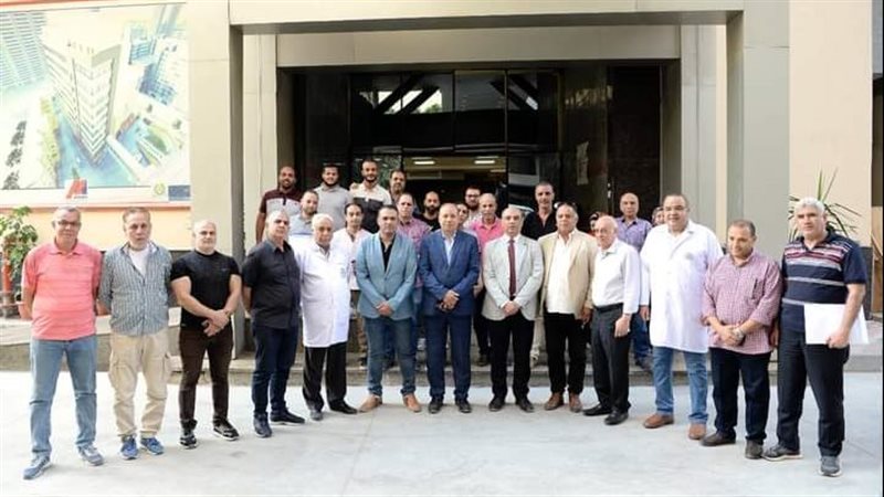جولة رئيس جامعة المنصورة،