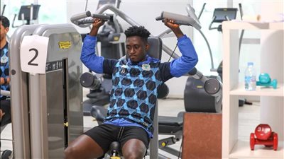 المصري يخوض مرانا بصالة الجيمانزيوم في ختام معسكر المغرب (صور)