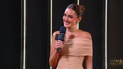 أمينة خليل: أنا من عائلة مهرجان الجونة ومتحمسة لرؤية الأفلام القصيرة