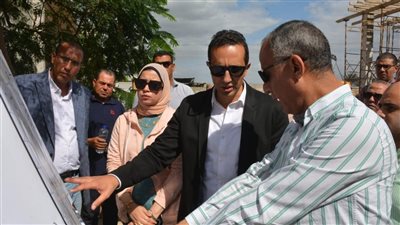 نائب محافظ البحيرة يتابع مشروعات مياه الشرب والصرف الصحي بمركز بدر (صور)