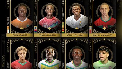 غياب مصري، كاف يعلن قائمة المرشحين لجائزة أفضل لاعب شاب في إفريقيا