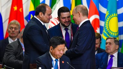 نشاط الرئيس السيسي في قمة تجمع دول بريكس (فيديو وصور)