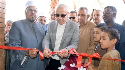محافظ الأقصر يفتتح مسجد حسب ربه بقرية الحبيل (صور)