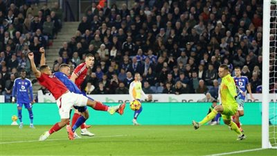 الدوري الإنجليزي، ليستر سيتي يتعادل 1ـ1 مع نوتنجهام فورست بالشوط الأول 