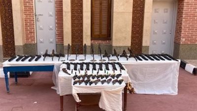 ضبط 51 سلاح ناري و14 قضية مخدرات فى 3 محافظات