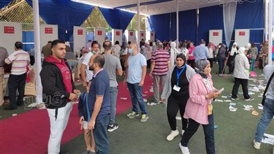 تزايد الإقبال على انتخابات نادي الصيد بعد استئناف التصويت | صور