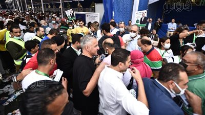 سيف زاهر يدعم قائمة محسن طنطاوي في انتخابات نادي الصيد |صور