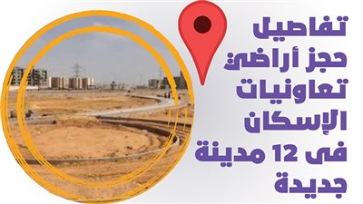 تفاصيل حجز أراضي تعاونيات الإسكان فى 12 مدينة جديدة | إنفوجراف