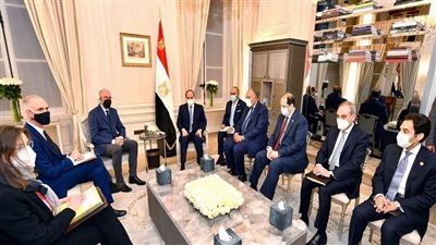 قضايا السلام في الشرق الأوسط وليبيا وسوريا واليمن تتصدر مباحثات السيسي ورئيس المجلس الأوروبي