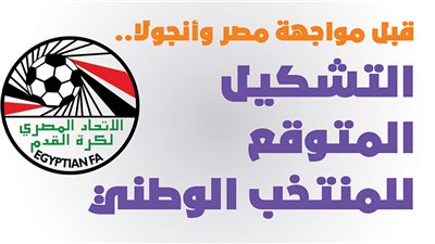 قبل مواجهة مصر وأنجولا..  التشكيل المتوقع للمنتخب الوطني | إنفوجراف