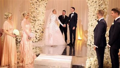 بحضور كيم كارداشيان ونيكول ريتشي.. حفل زفاف أسطوري لـ