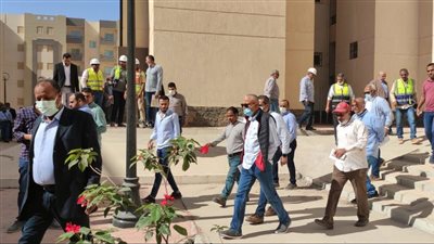 مسئولو «الإسكان» يقومون بجولة موسعة بمشروعات مدينة ناصر الجديدة غرب أسيوط