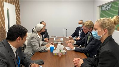 وزيرة البيئة تلتقي نظيرها السويدي للتهنئة باستضافة مصر مؤتمر المناخ Cop27