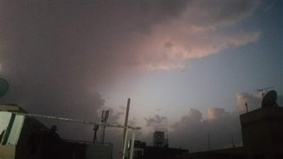 أمطار غزيرة على طريق نقادة - الأقصر|صور