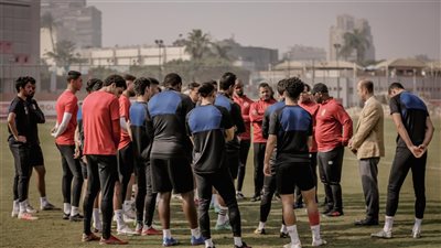 مران الأهلي| موسيماني يحاضر لاعبي الأهلي