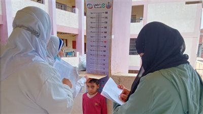 فحص 279 ألف طالب ضمن المبادرة الرئاسية لعلاج سوء التغذية في البحيرة
