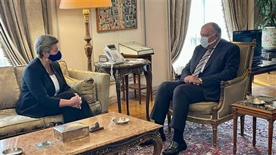 وزير الخارجية يستقبل المفوضة الأوروبية للشئون الداخلية